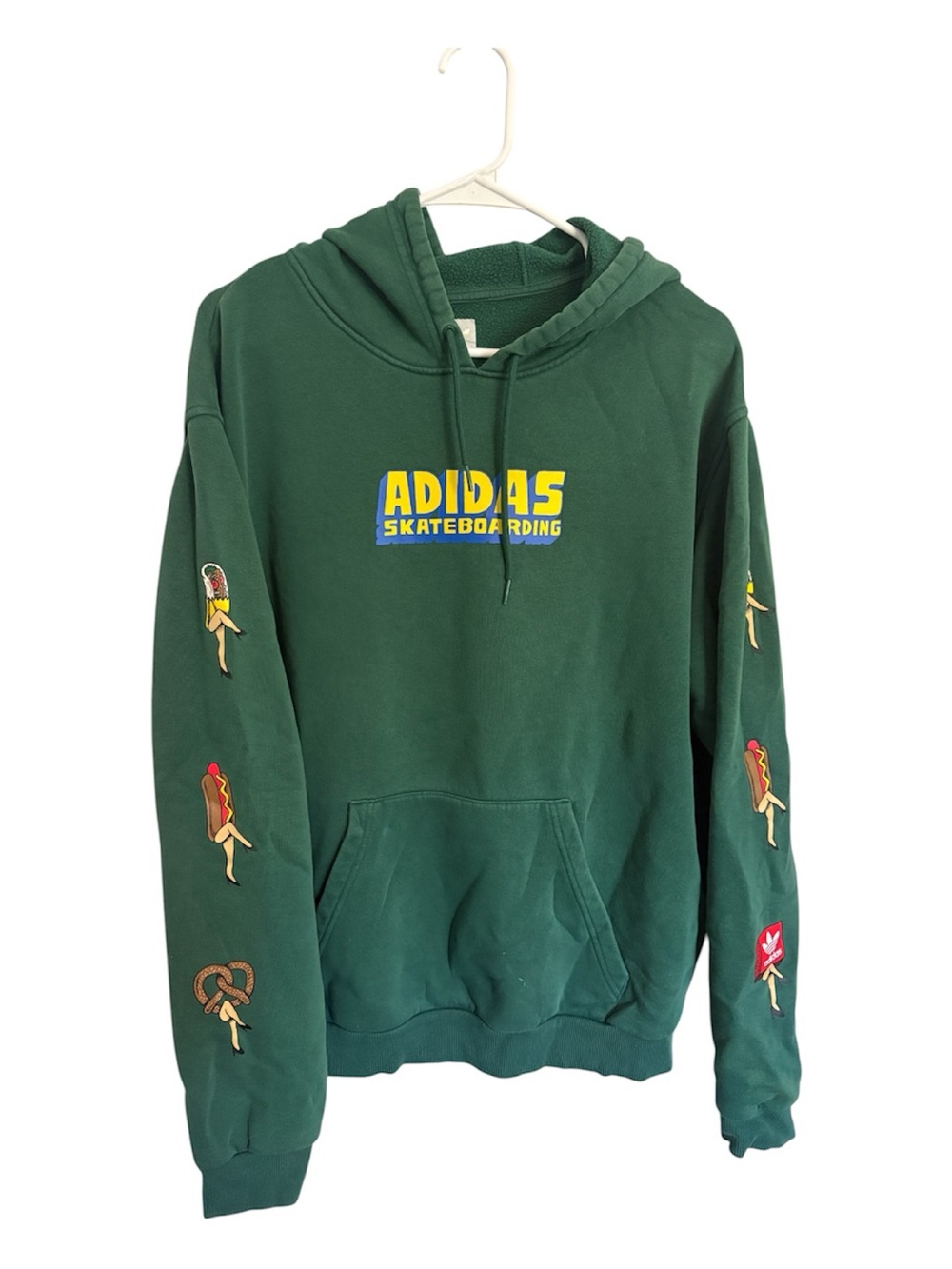 Adidas Skateboarding Vintage Green Hoodie